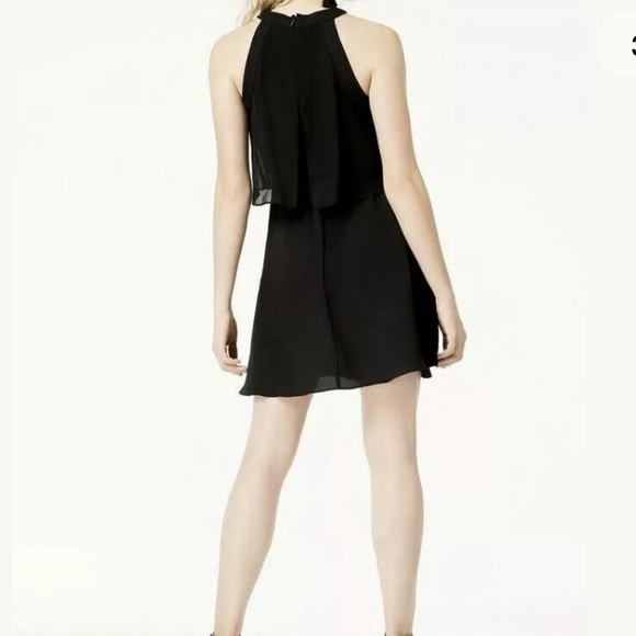 🔥BAR III🔥POPOVER HALTER SHIFT DRESS BLACK MEDIUM NWT - Picture 3 of 7